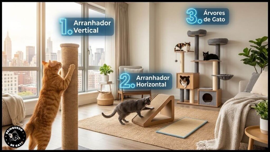 7 Melhores Dicas de Arranhador para Gatos de Apartamento