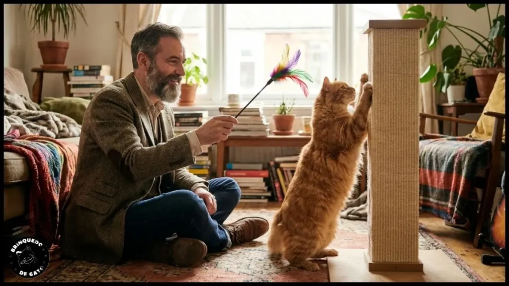 arranhador para gatos de apartamento