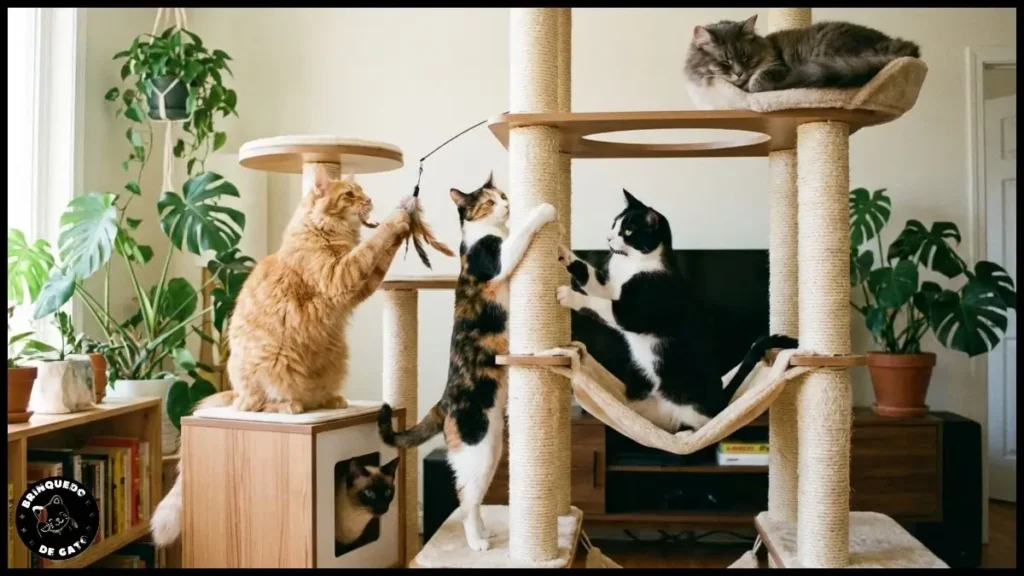 arranhador para gatos de apartamento