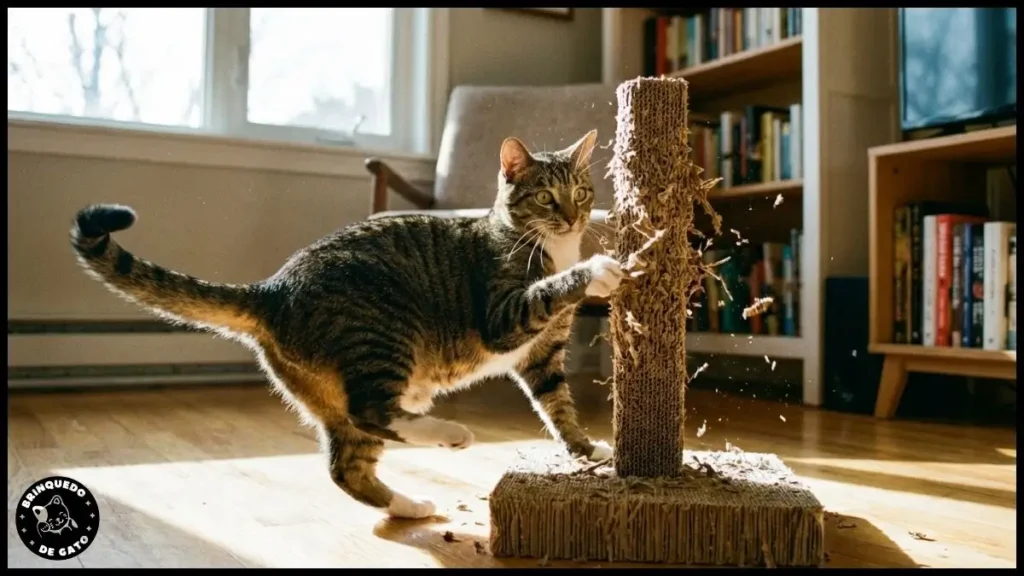 arranhador para gatos de apartamento