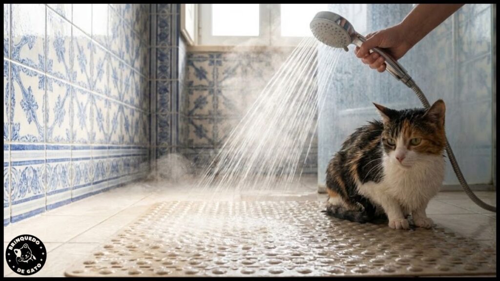 como dar banho no gato 3