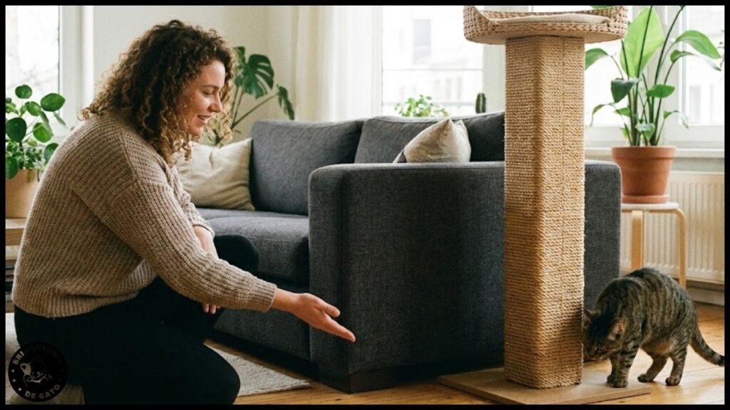 como redirecionar comportamento de arranhar do gato 10