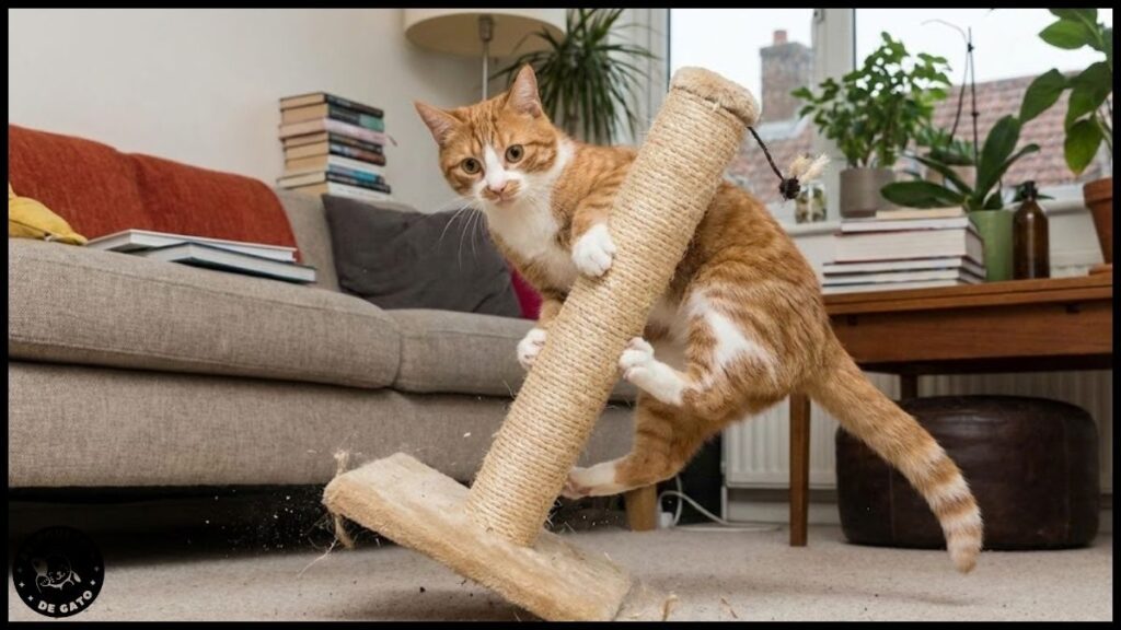 como redirecionar comportamento de arranhar do gato 9