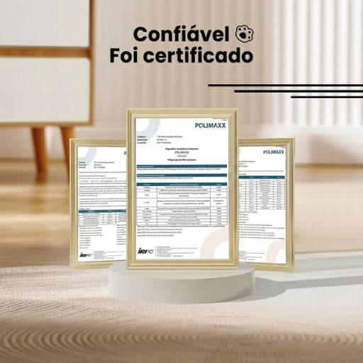 Certificados de qualidade e segurança aprovando os materiais e a confiabilidade elétrica do bebedouro automático para animais de estimação.